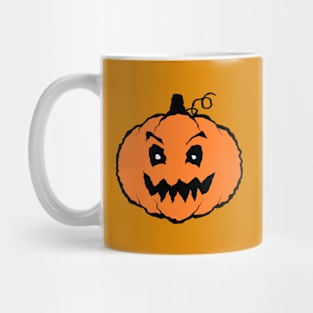 Halloween Horror Pumpkin Drawing Mug